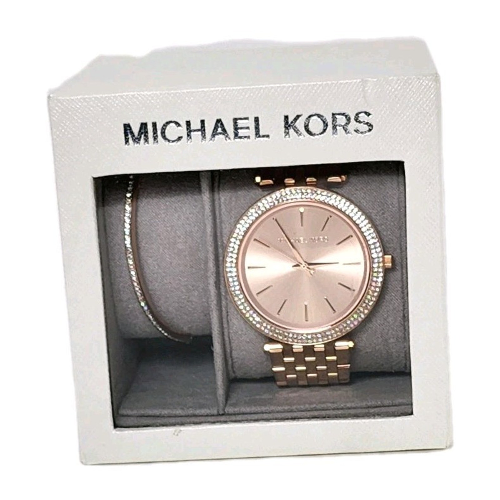Michael Kors Darci Rose Gold Tone Stainless Steel Women's Watch Mk3715